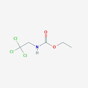 molecular formula C5H8Cl3NO2 B14595602 ethyl N-(2,2,2-trichloroethyl)carbamate CAS No. 59357-92-5