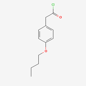 molecular formula C12H15ClO2 B14595614 (4-Butoxyphenyl)acetyl chloride CAS No. 60003-47-6