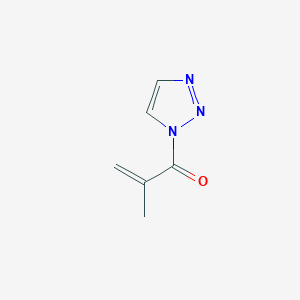 molecular formula C6H7N3O B14595632 1H-1,2,3-Triazole, 1-(2-methyl-1-oxo-2-propenyl)- CAS No. 59734-10-0