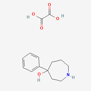 molecular formula C14H19NO5 B1459567 4-Phenylazepan-4-ol oxalic acid CAS No. 1803600-14-7