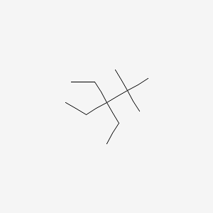 molecular formula C11H24 B14595703 3,3-Diethyl-2,2-dimethylpentane CAS No. 60302-28-5