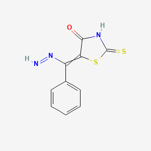 5-[Diazenyl(phenyl)methylidene]-2-sulfanylidene-1,3-thiazolidin-4-one