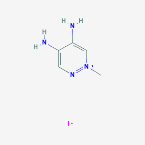 4,5-Diamino-1-methylpyridazin-1-ium iodide