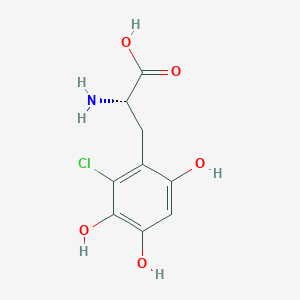 2-Chloro-3,6-dihydroxy-L-tyrosine