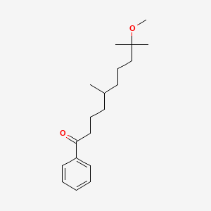 9-Methoxy-5,9-dimethyl-1-phenyldecan-1-one