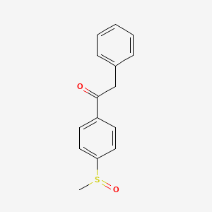 1-[4-(Methanesulfinyl)phenyl]-2-phenylethan-1-one