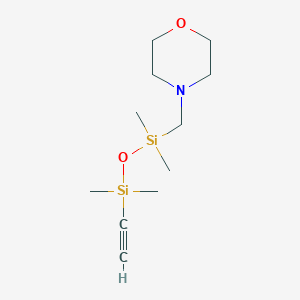 4-[(3-Ethynyl-1,1,3,3-tetramethyldisiloxanyl)methyl]morpholine