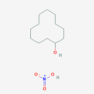 molecular formula C12H25NO4 B14595821 Nitric acid--cyclododecanol (1/1) CAS No. 60223-09-8