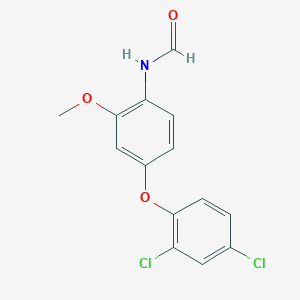 N-[4-(2,4-Dichlorophenoxy)-2-methoxyphenyl]formamide