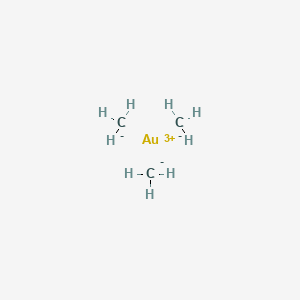 molecular formula C3H9Au B14595851 Gold(3+) trimethanide CAS No. 61137-11-9