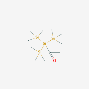 Trisilane, 2-acetyl-1,1,1,3,3,3-hexamethyl-2-(trimethylsilyl)-