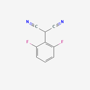 molecular formula C9H4F2N2 B1459587 2-(2,6-Difluorophenyl)malononitrile CAS No. 1936181-34-8