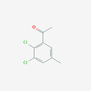 molecular formula C9H8Cl2O B1459588 2',3'-Dichloro-5'-methylacetophenone CAS No. 1806303-69-4