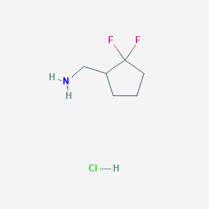 (2,2-Difluorocyclopentyl)methanamine hydrochloride