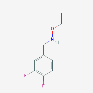 molecular formula C9H11F2NO B1459592 N-(3,4-Difluorobenzyl)-O-ethylhydroxylamine CAS No. 1549255-87-9