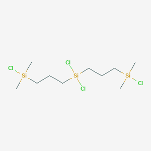 [(Dichlorosilanediyl)di(propane-3,1-diyl)]bis[chloro(dimethyl)silane]