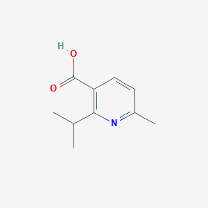 6-Methyl-2-(propan-2-yl)pyridine-3-carboxylic acid