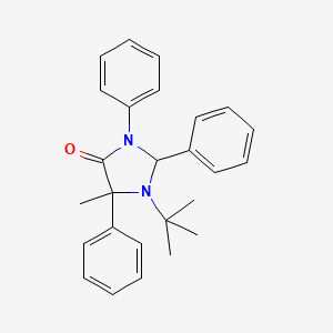 1-tert-Butyl-5-methyl-2,3,5-triphenylimidazolidin-4-one