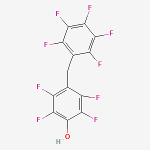 2,3,5,6-Tetrafluoro-4-[(pentafluorophenyl)methyl]phenol