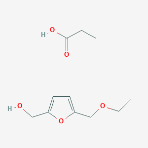 [5-(Ethoxymethyl)furan-2-yl]methanol;propanoic acid