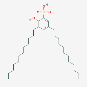 3,5-Didodecyl-2-hydroxybenzene-1-sulfonic acid