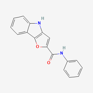 N-Phenyl-4H-furo[3,2-B]indole-2-carboxamide