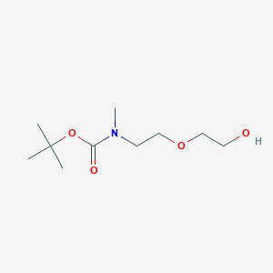 molecular formula C10H21NO4 B1459608 tert-Butyl (2-(2-hydroxyethoxy)ethyl)(methyl)carbamate CAS No. 1628679-52-6