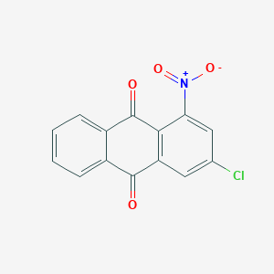 3-Chloro-1-nitroanthracene-9,10-dione