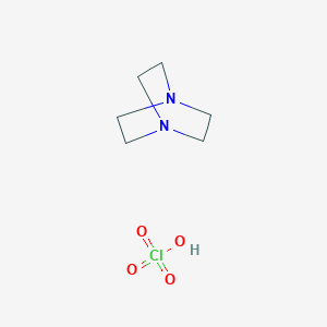 molecular formula C6H13ClN2O4 B14596081 1,4-Diazabicyclo[2.2.2]octane;perchloric acid CAS No. 61134-93-8