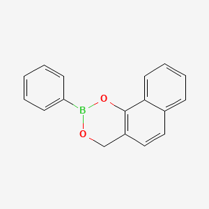 molecular formula C17H13BO2 B14596109 2-Phenyl-2H,4H-naphtho[1,2-D][1,3,2]dioxaborinine CAS No. 59648-24-7