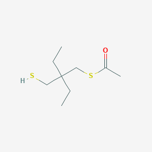 S-[2-Ethyl-2-(sulfanylmethyl)butyl] ethanethioate