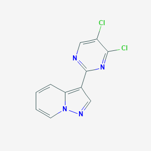molecular formula C11H6Cl2N4 B1459617 3-(4,5-Dichloropyrimidin-2-yl)pyrazolo[1,5-a]pyridine CAS No. 1331768-91-2