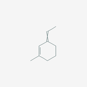 molecular formula C9H14 B14596192 3-Ethylidene-1-methylcyclohex-1-ene CAS No. 61096-28-4