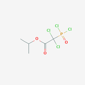 molecular formula C5H7Cl4O3P B14596198 Propan-2-yl dichloro(dichlorophosphoryl)acetate CAS No. 61264-36-6