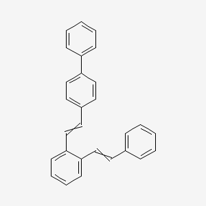 4-{2-[2-(2-Phenylethenyl)phenyl]ethenyl}-1,1'-biphenyl