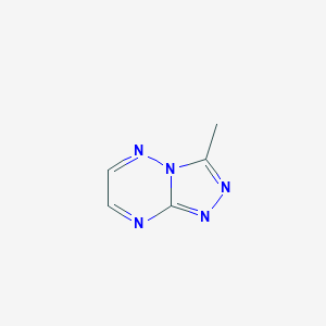 molecular formula C5H5N5 B14596259 3-Methyl[1,2,4]triazolo[4,3-b][1,2,4]triazine CAS No. 61139-68-2