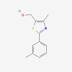 5-Thiazolemethanol, 4-methyl-2-(3-methylphenyl)-