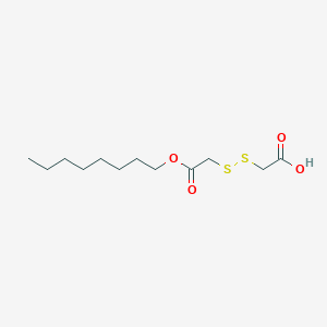 {[2-(Octyloxy)-2-oxoethyl]disulfanyl}acetic acid