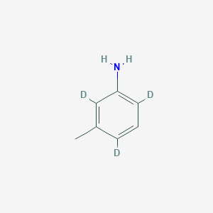 molecular formula C7H9N B1459629 M-Toluidine-2,4,6-D3 CAS No. 68408-23-1