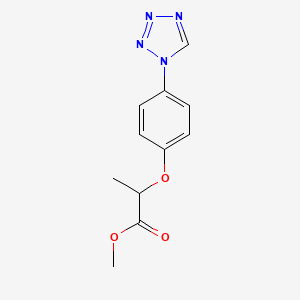 B1459630 Methyl 2-[4-(1H-tetrazol-1-yl)phenoxy]propanoate CAS No. 1706435-73-5