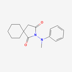 2-Azaspiro[4.5]decane-1,3-dione, 2-(methylphenylamino)-