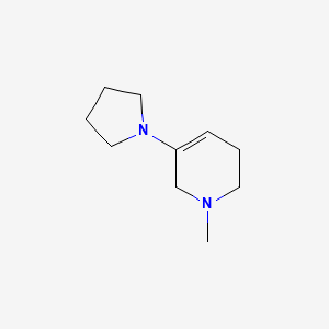 molecular formula C10H18N2 B14596344 1-Methyl-5-(pyrrolidin-1-yl)-1,2,3,6-tetrahydropyridine CAS No. 61282-81-3