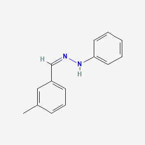 molecular formula C14H14N2 B14596348 N-[(Z)-(3-methylphenyl)methylideneamino]aniline CAS No. 59670-13-2