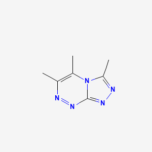 1,2,4-Triazolo[3,4-c][1,2,4]triazine, 3,5,6-trimethyl-