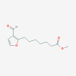 Methyl 7-(3-formylfuran-2-YL)heptanoate