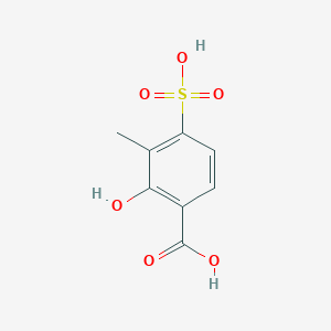 2-Hydroxy-3-methyl-4-sulfobenzoic acid