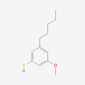 3-Methoxy-5-pentylbenzene-1-thiol