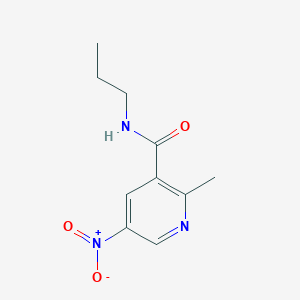 2-Methyl-5-nitro-N-propylpyridine-3-carboxamide