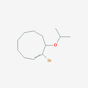 molecular formula C12H21BrO B14596441 1-Bromo-9-[(propan-2-yl)oxy]cyclonon-1-ene CAS No. 60996-42-1