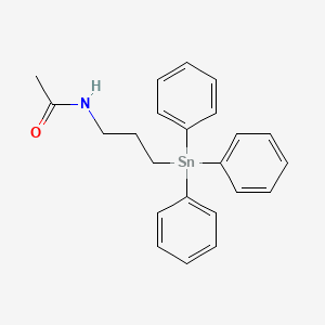 N-(3-triphenylstannylpropyl)acetamide